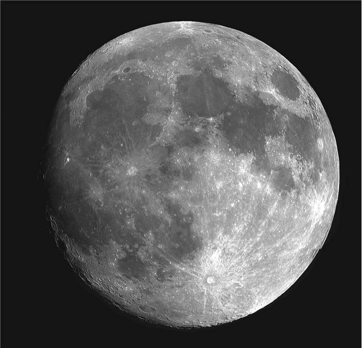 Picture Of Moon Seen From Telescope
